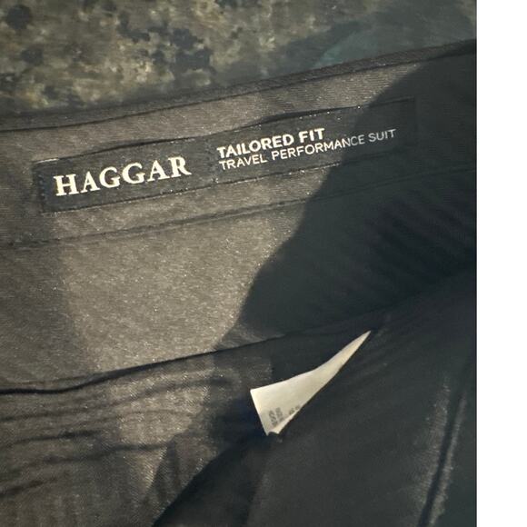 Haggar Black Tailored Fit Travel Performance Suit Pants Men's Size 38x30 - Picture 4 of 8